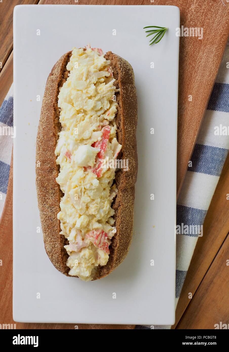 Asian food egg mayonnaise sandwich Stock Photo - Alamy