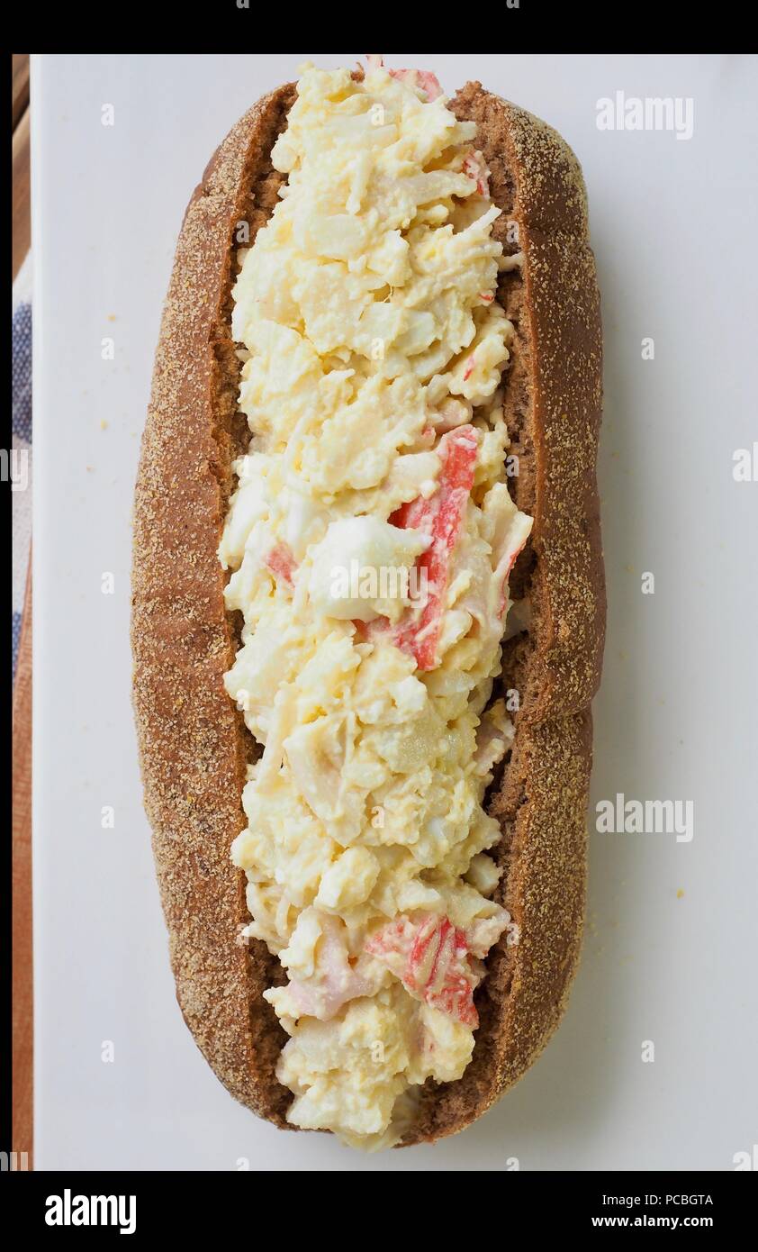 Asian food egg mayonnaise sandwich Stock Photo - Alamy