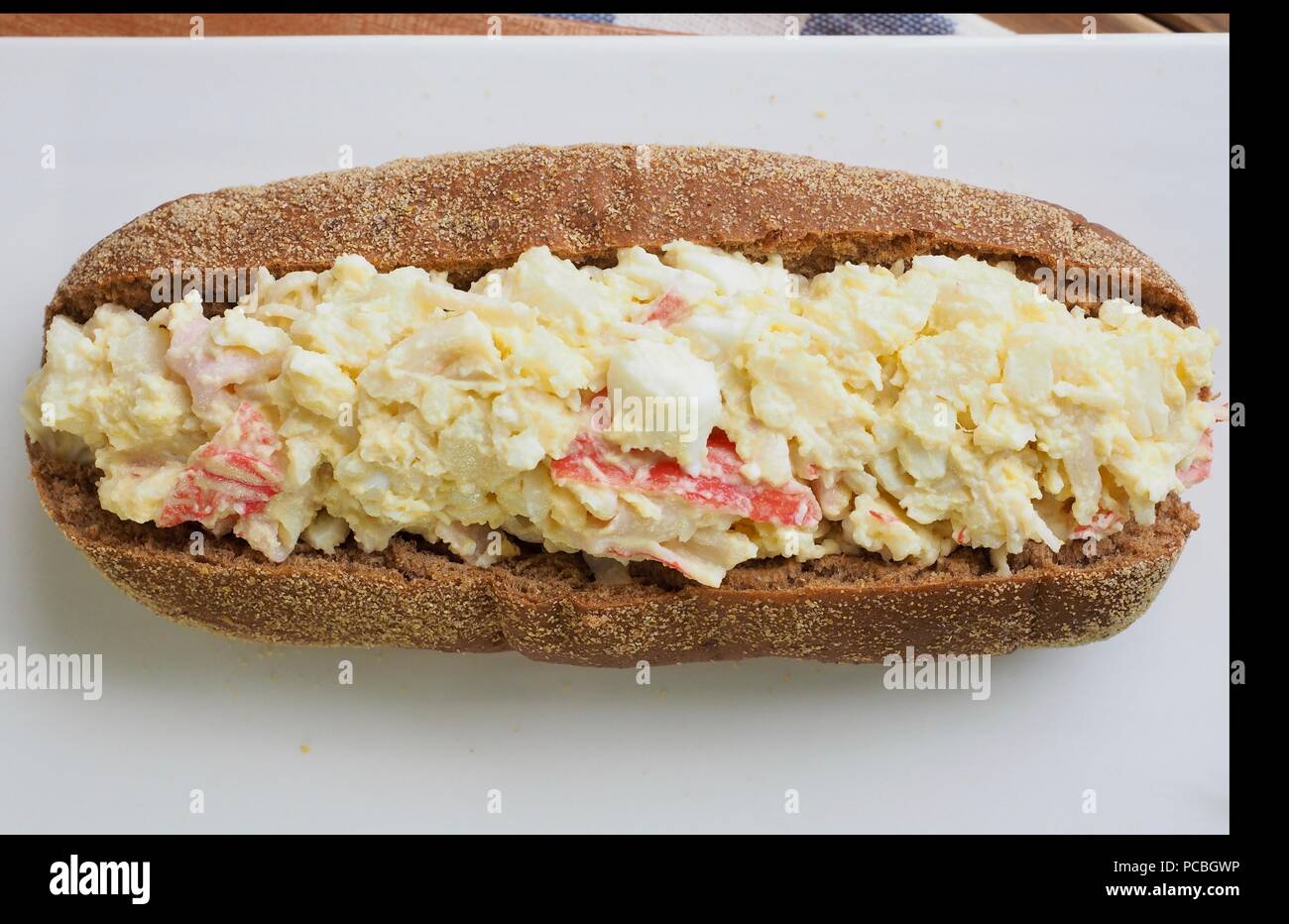 Asian food egg mayonnaise sandwich Stock Photo - Alamy