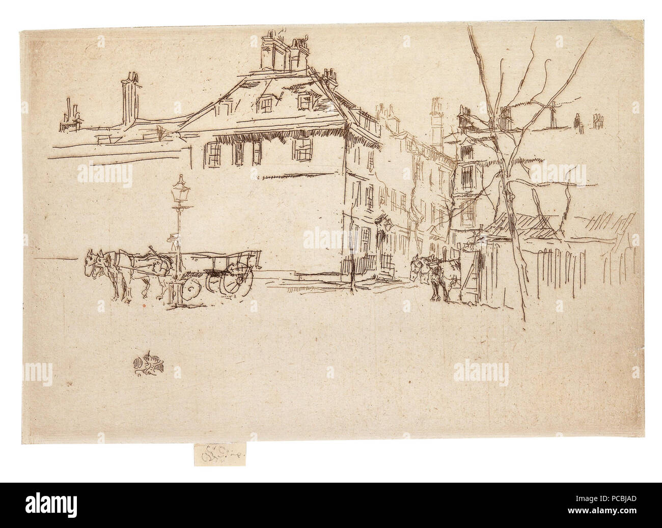 26 James McNeill Whistler Temple Stock Photo