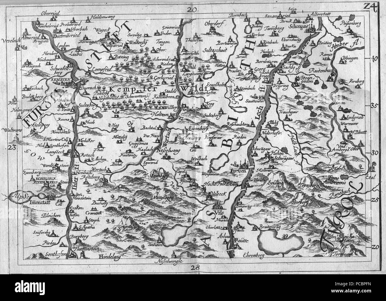 24 Hanß Georg Bodenehr Schwaben 24 Stock Photo