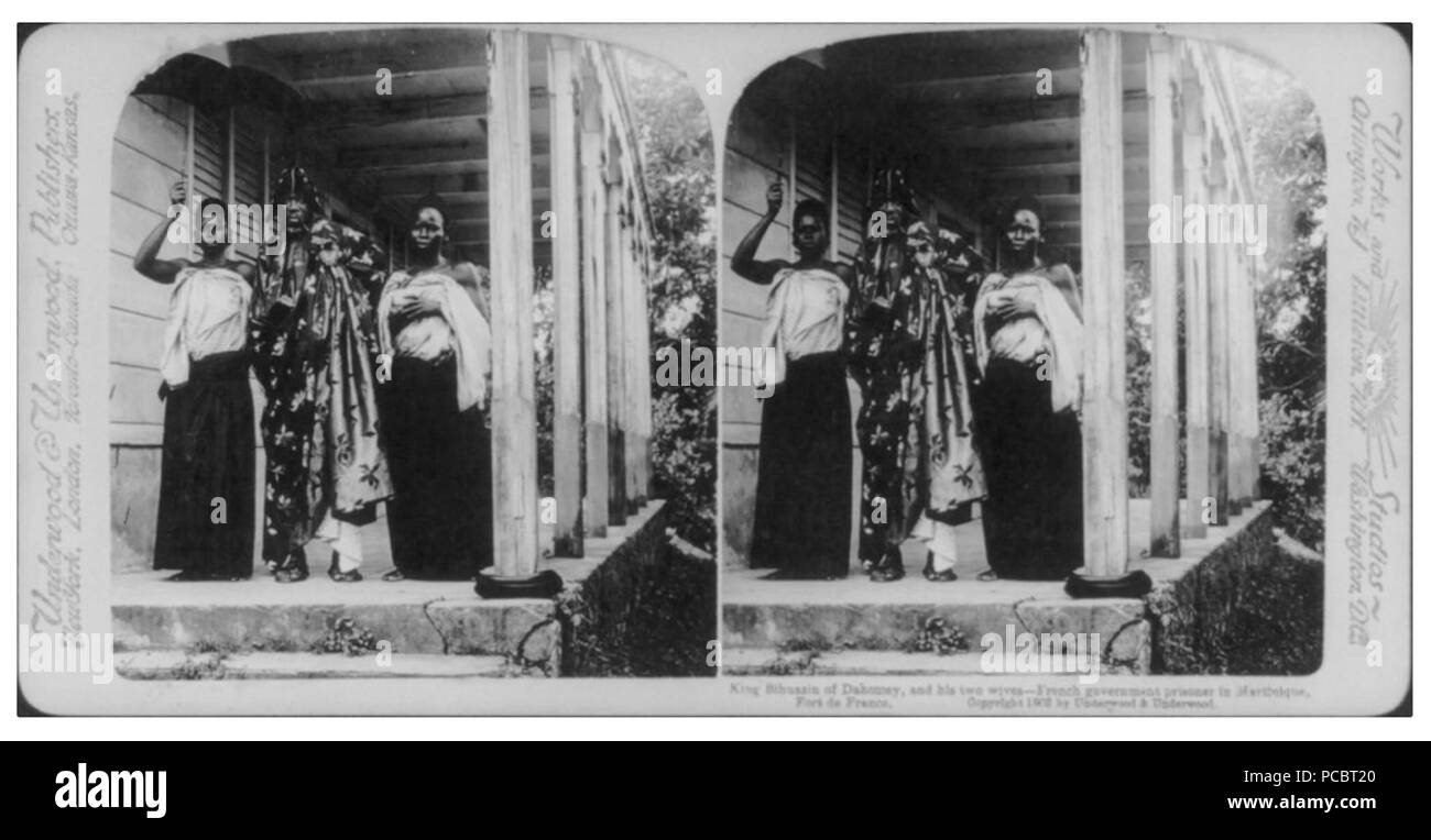 32 Le roi Bihuazin prisonnier politique français en Martinique, Fort de France Stock Photo