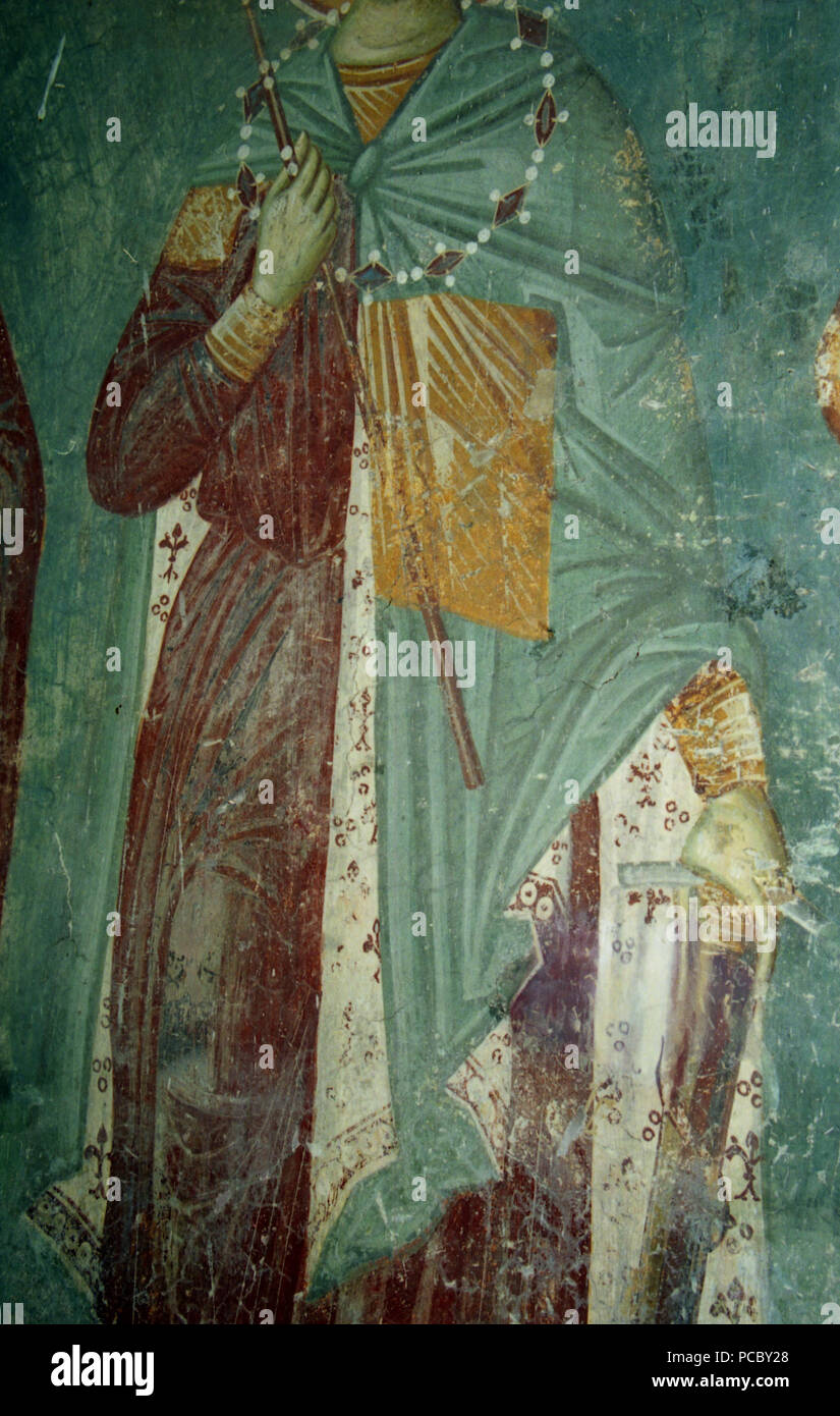 224 Frescos from St. Nikita Church in Banjani 0140 Stock Photo