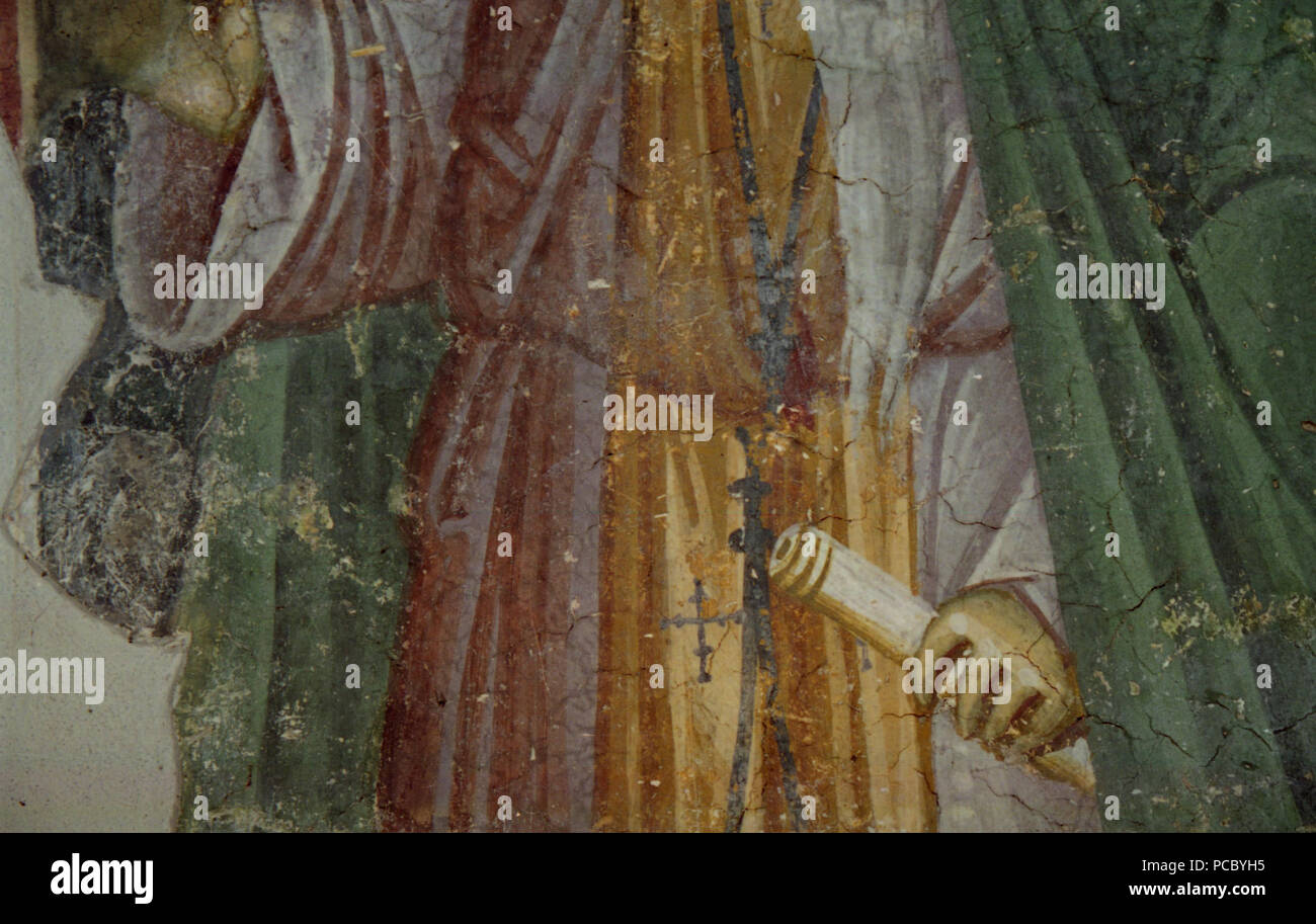 224 Frescos from St. Nikita Church in Banjani 0146 Stock Photo