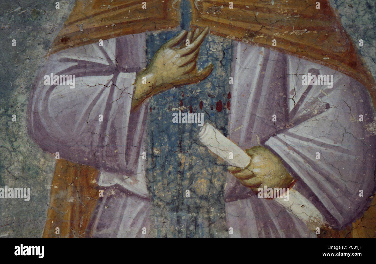 224 Frescos from St. Nikita Church in Banjani 0143 Stock Photo
