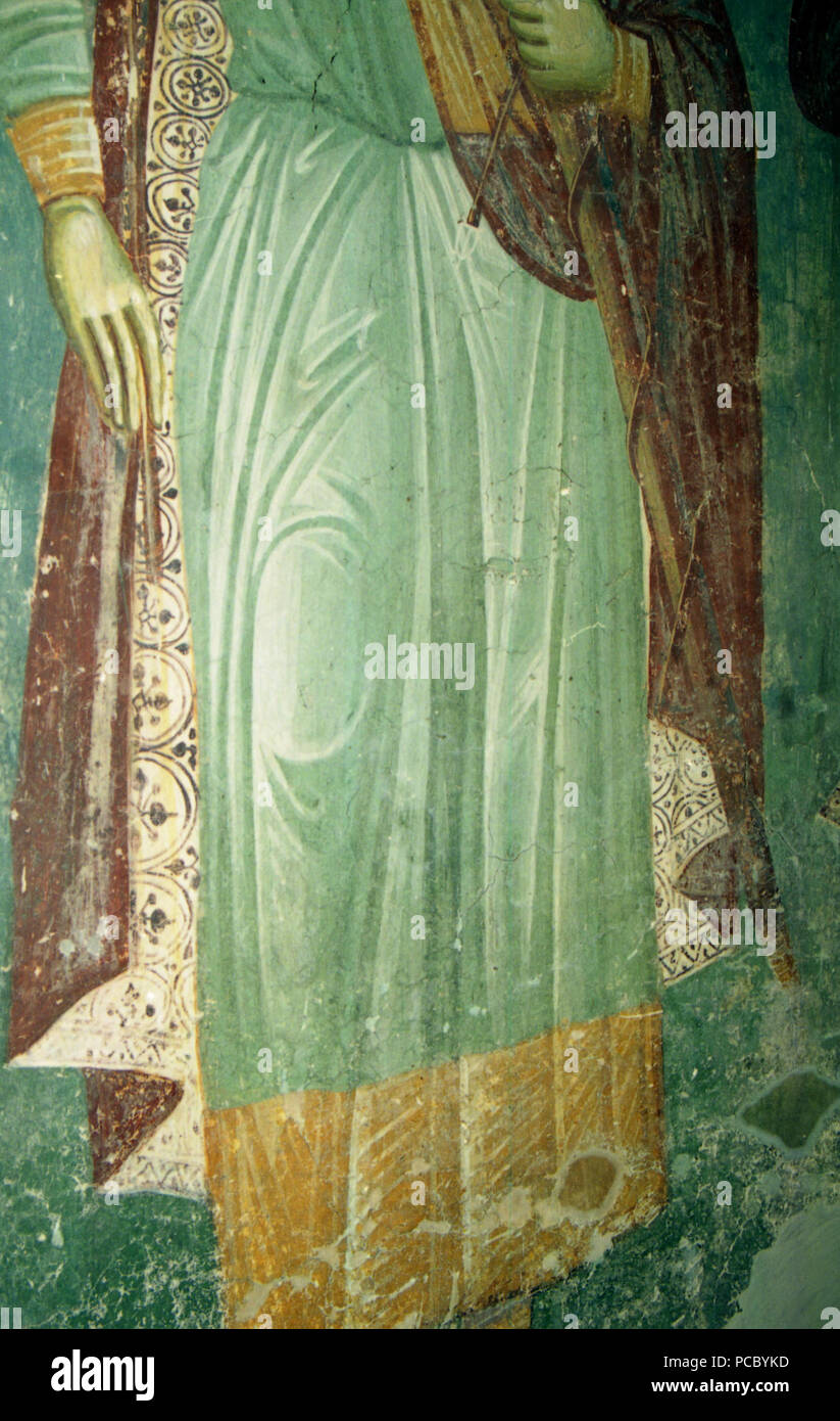 224 Frescos from St. Nikita Church in Banjani 0141 Stock Photo
