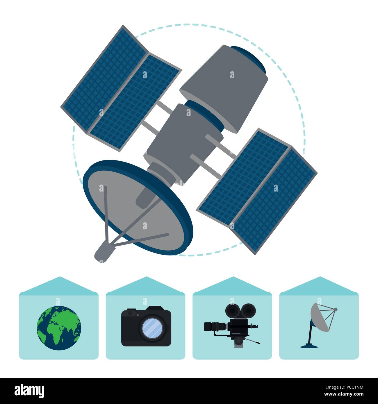 Set of journalism devices icons Stock Vector Image & Art - Alamy