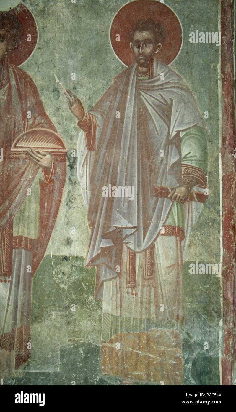 224 Frescos from St. Nikita Church in Banjani 0223 Stock Photo