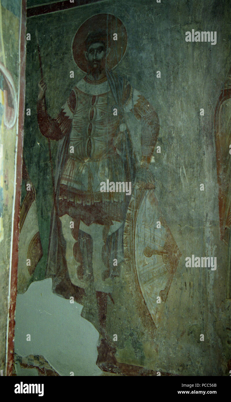 224 Frescos from St. Nikita Church in Banjani 0220 Stock Photo