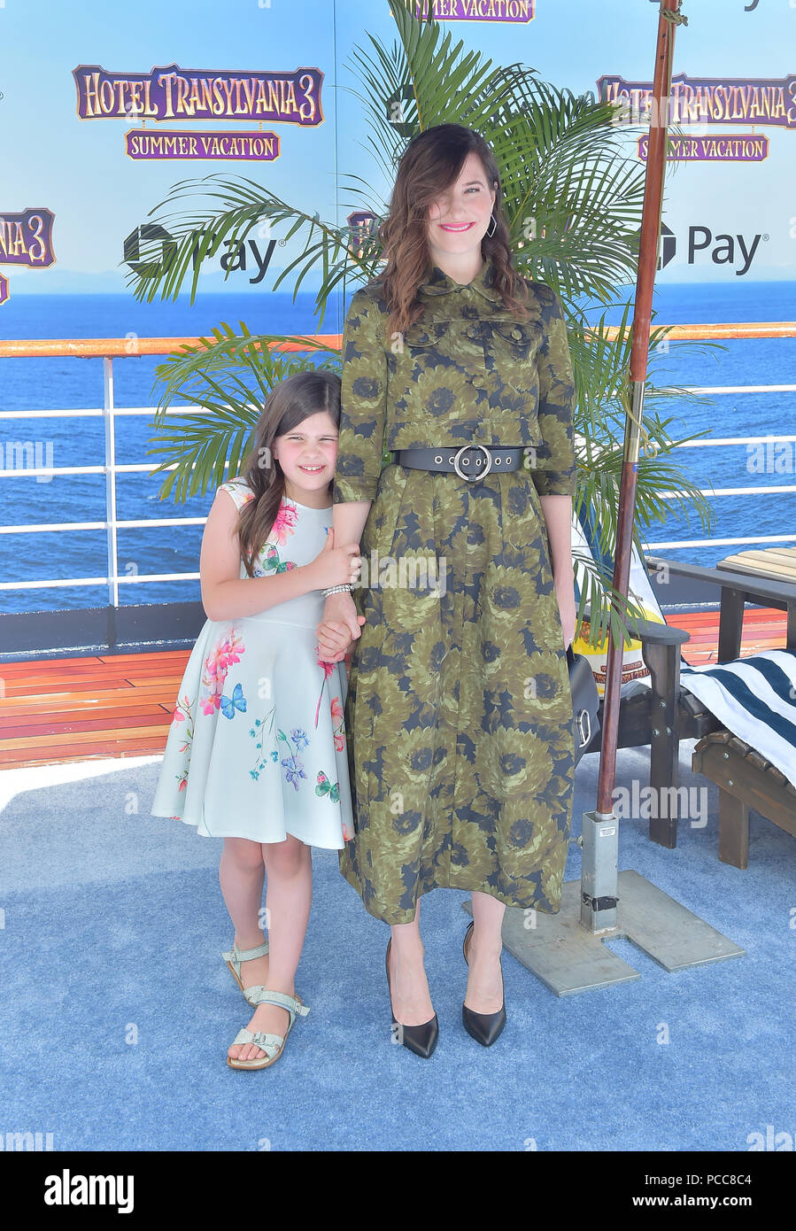 Columbia Pictures And Sony Pictures Animation's World Premiere Of 'Hotel Transylvania 3: Summer Vacation'  Featuring: Kathryn Hahn, Mae Sandler Where: Westwood, California, United States When: 30 Jun 2018 Credit: FayesVision/WENN.com Stock Photo