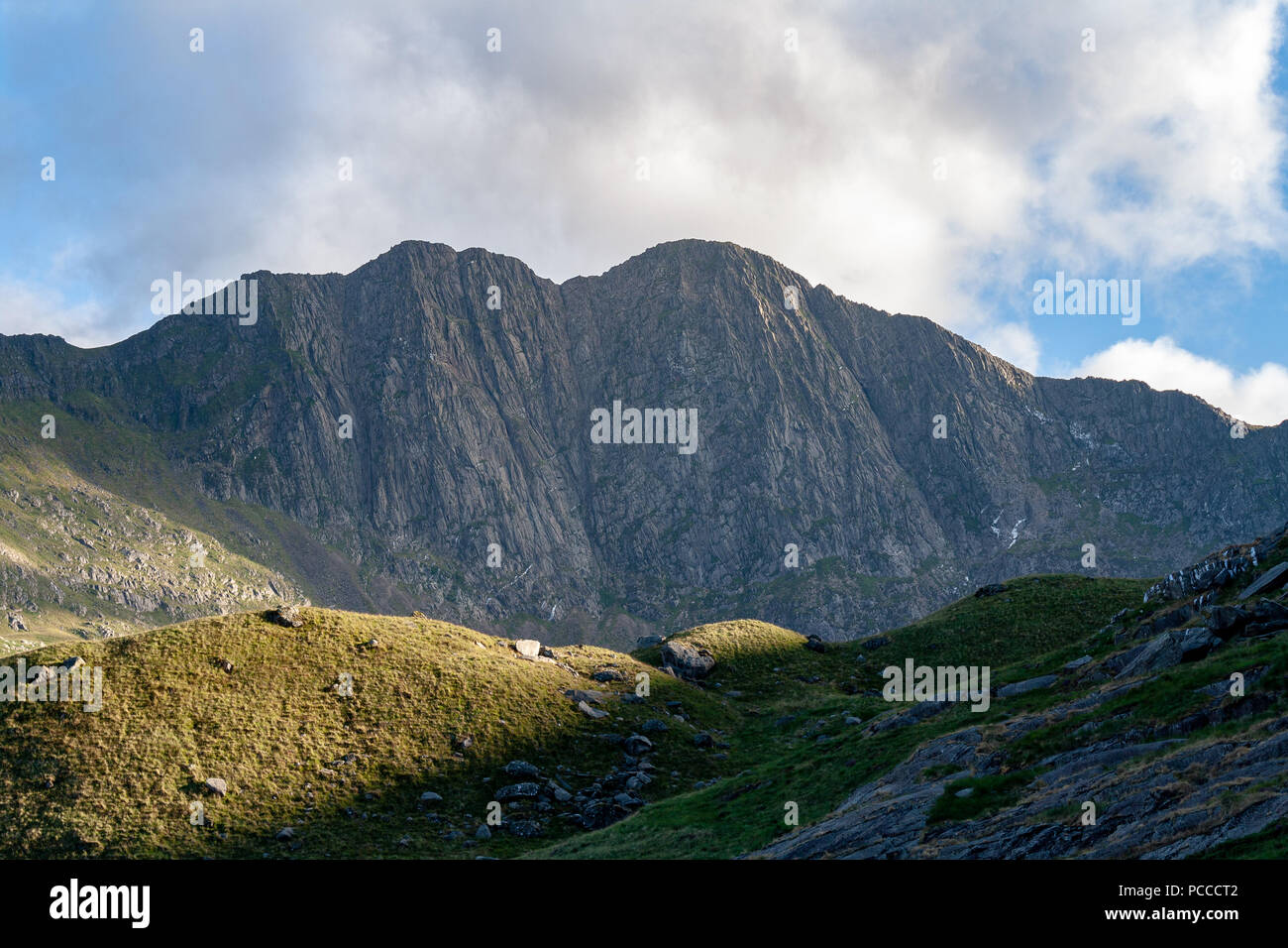 Snowdon Ridge Line Stock Photo - Alamy