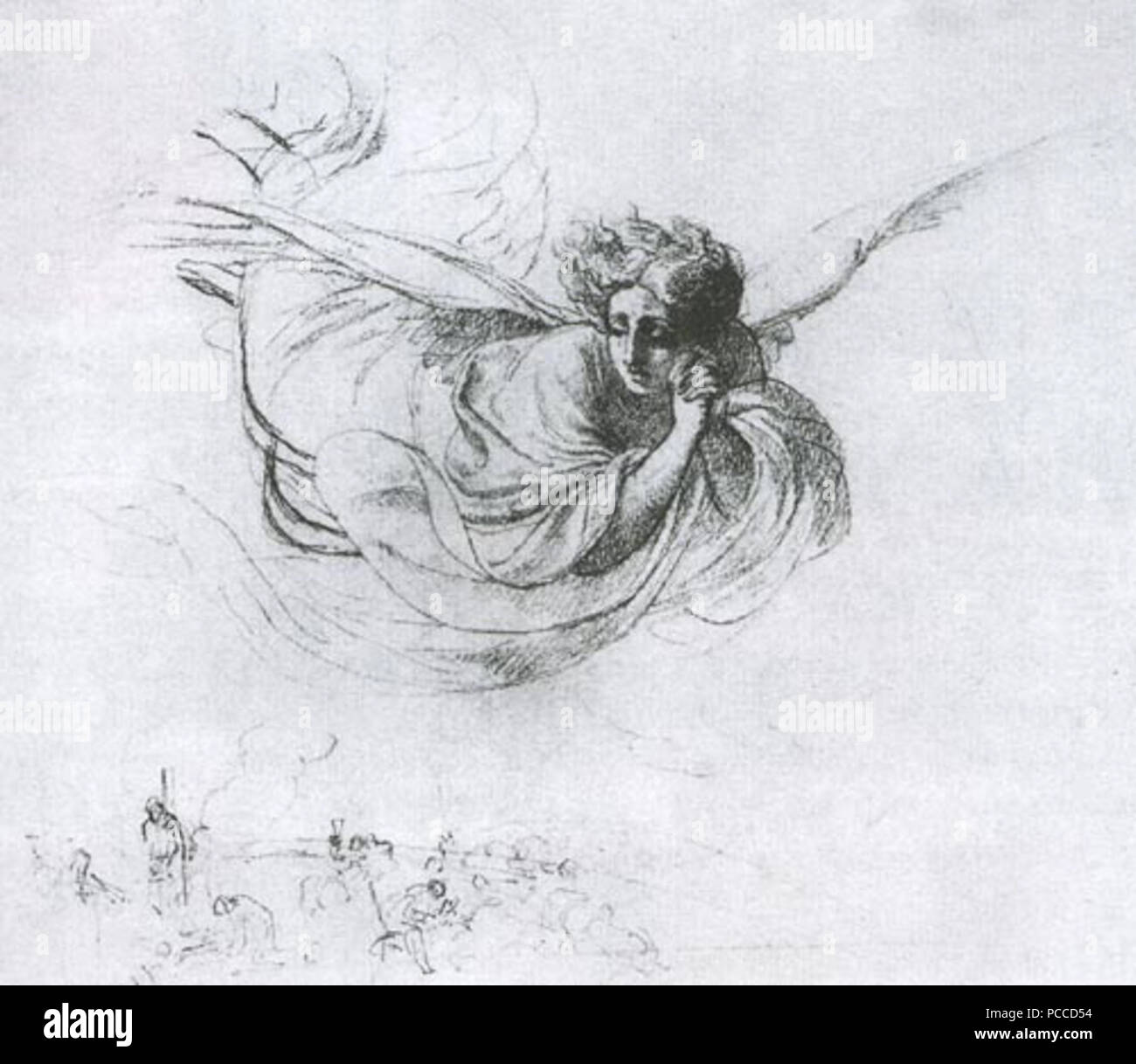335 Karl Brullov The Flying Angel (1849-50) Stock Photo
