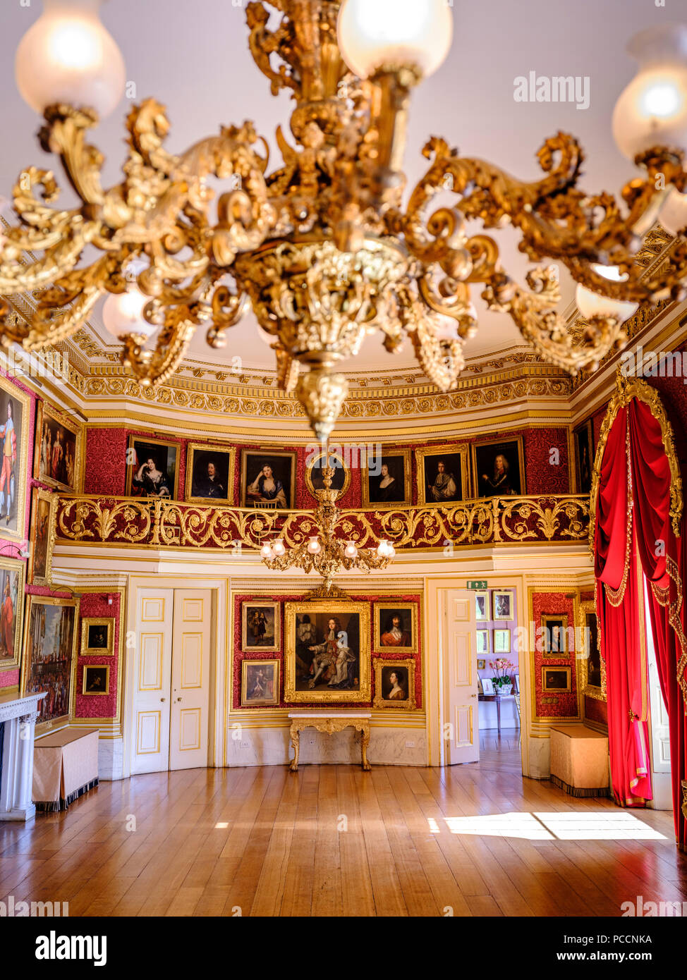 Interior of Goodwood House, West Sussex Stock Photo