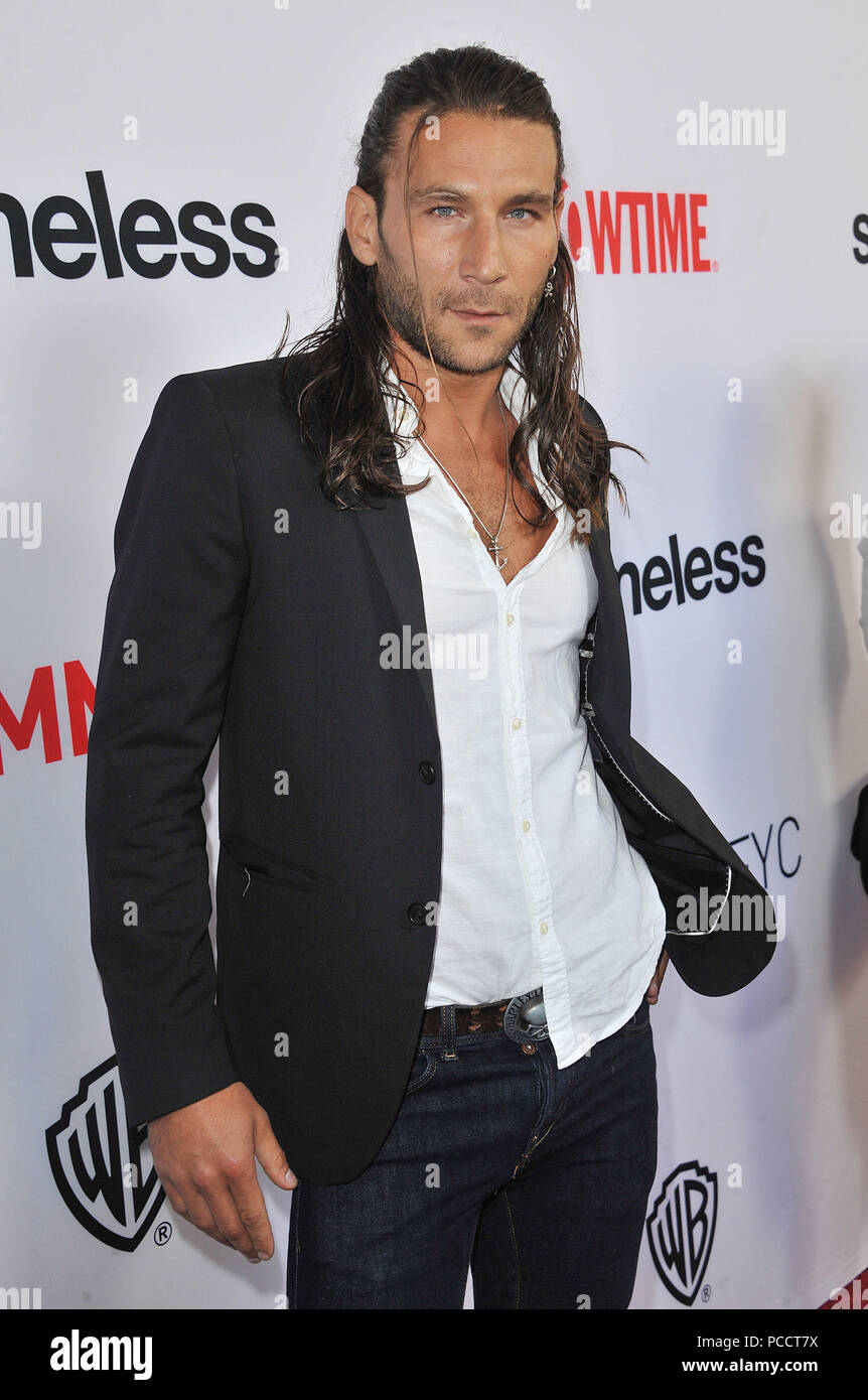 Zach McGowan arriving the Shameless Premiere at the Academy Of Television in North Hollywood.Zach McGowan 128 ------------- Red Carpet Event, Vertical, USA, Film Industry, Celebrities,  Photography, Bestof, Arts Culture and Entertainment, Topix Celebrities fashion /  Vertical, Best of, Event in Hollywood Life - California,  Red Carpet and backstage, USA, Film Industry, Celebrities,  movie celebrities, TV celebrities, Music celebrities, Photography, Bestof, Arts Culture and Entertainment,  Topix, Three Quarters, vertical, one person,, from the year , 2013, inquiry tsuni@Gamma-USA.com Stock Photo