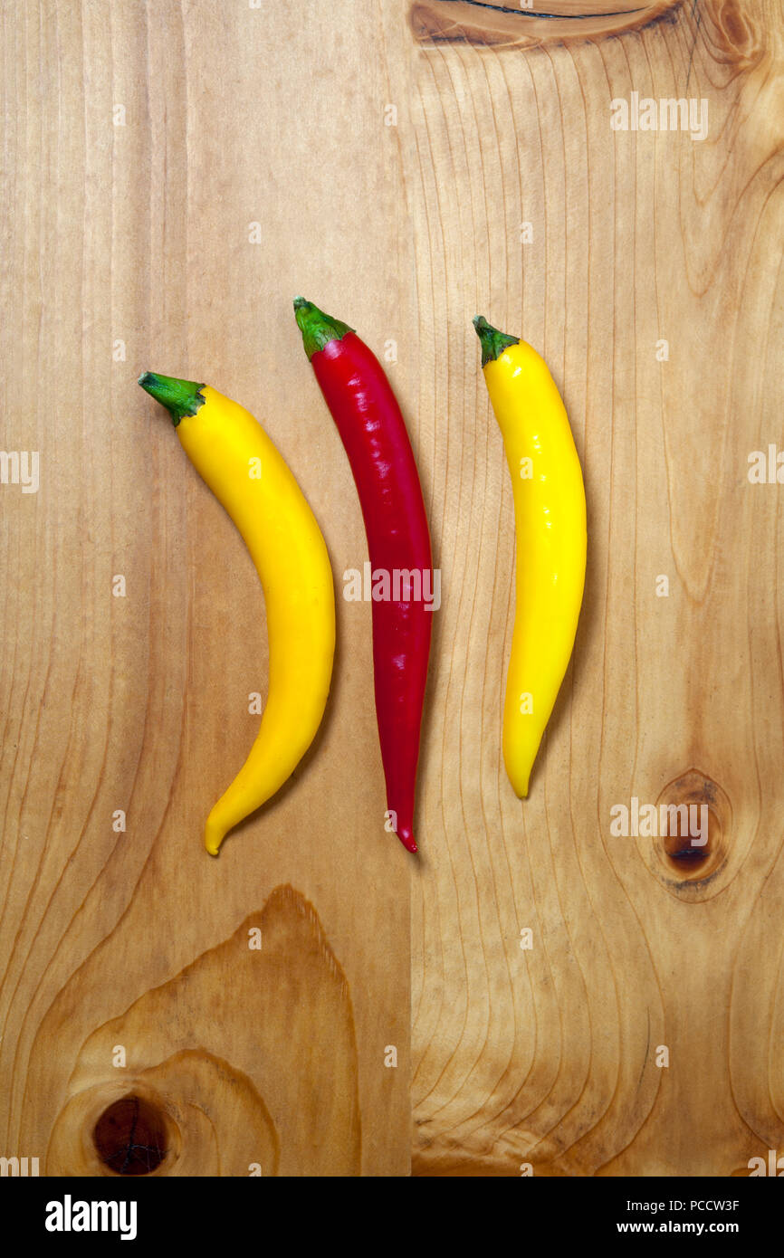 Red chilli isolated side view hi-res stock photography and images - Alamy
