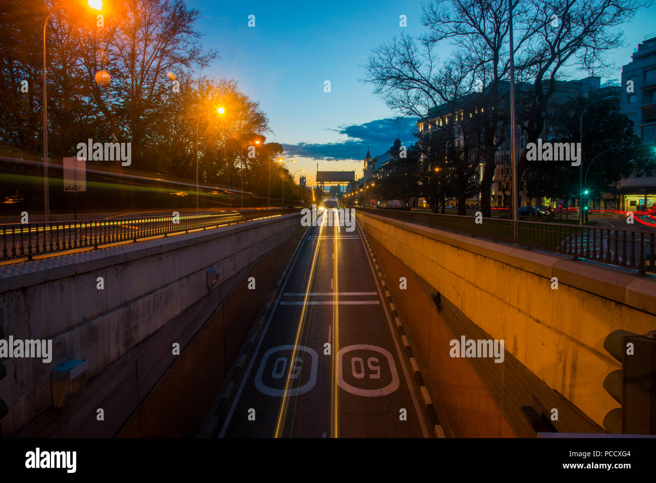 Tunnel madrid hires stock photography and images Alamy