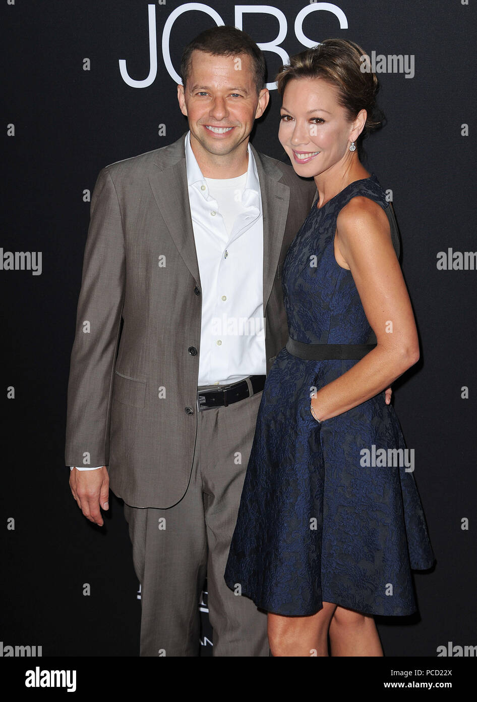 Jon Cryer, Wife Lisa Joyner at The JOBS Premiere at the Regal Theatre