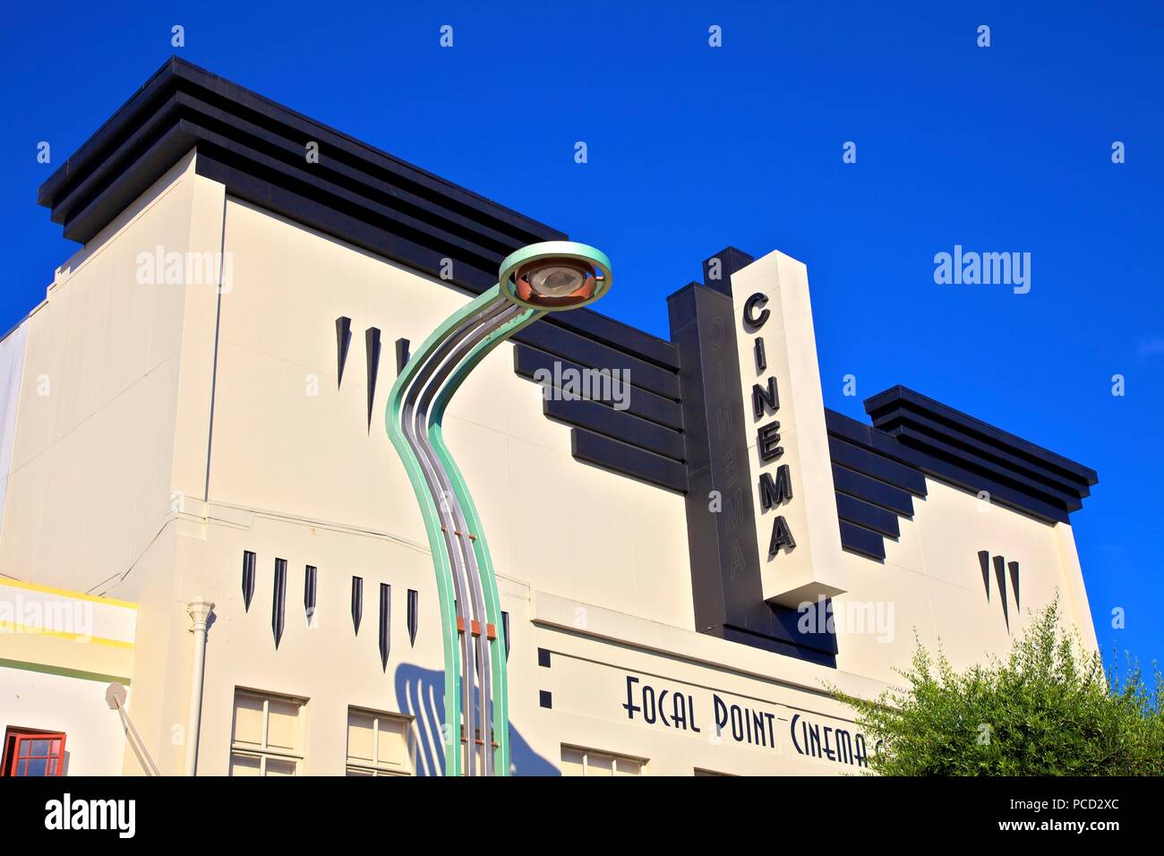 Art Deco Cinema, Hastings, Hawkes Bay, North Island, New Zealand, Pacific Stock Photo
