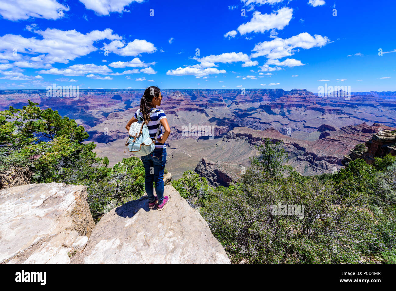 Yaki Point at South Rim of Grand Canyon National Park, Arizona, USA Stock Photo - Alamy