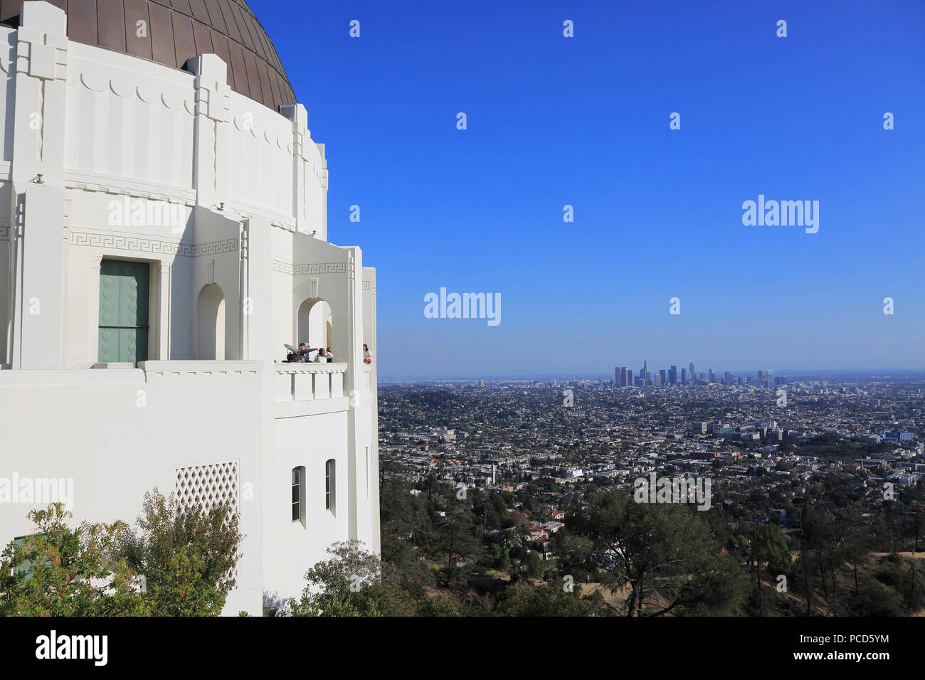 Griffith Observatory, Griffith Park, Hollywood, Los Angeles, California, United States of America, North America Stock Photo