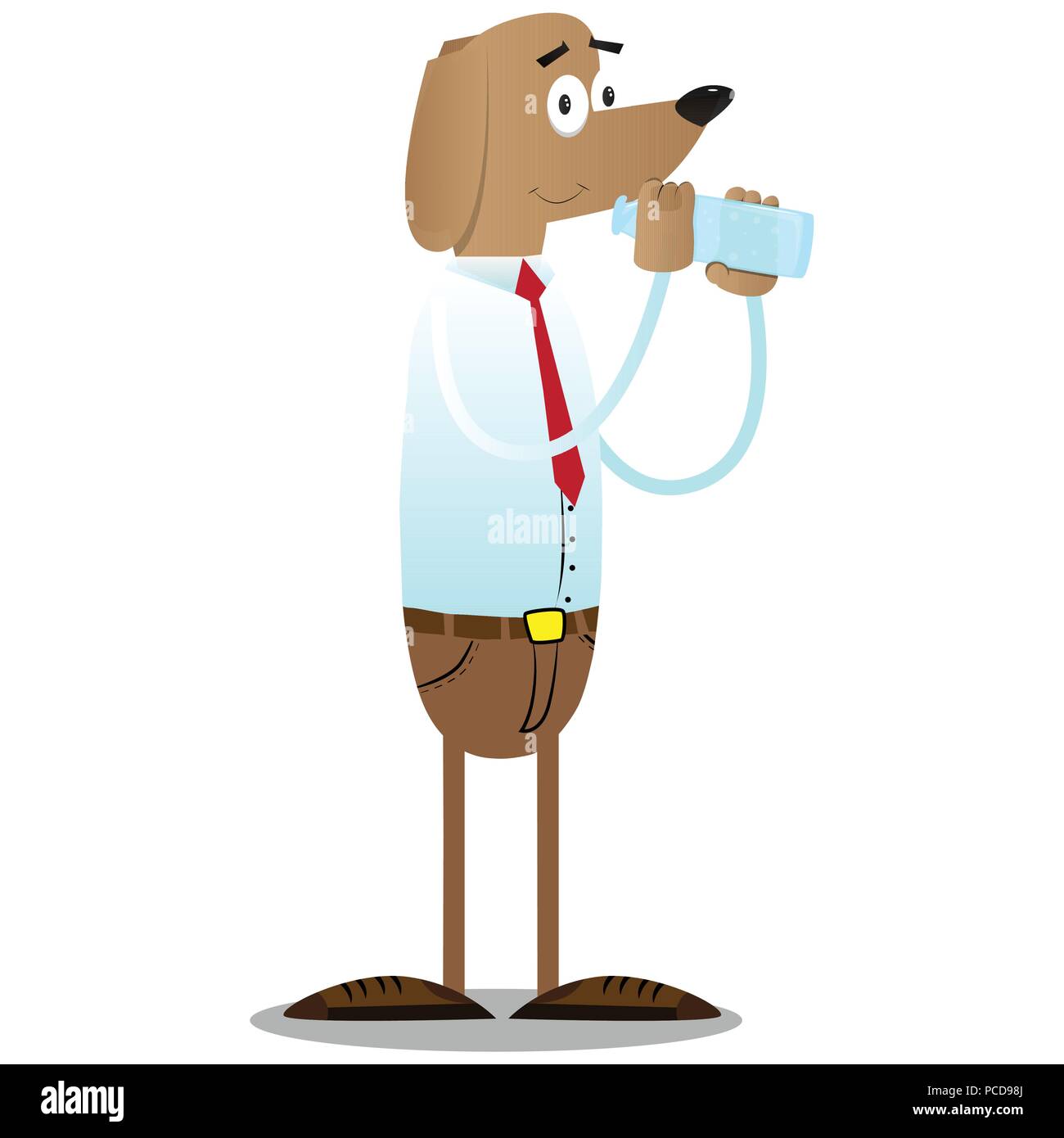 Cartoon vector illustrated business dog drinking water from a glass bottle Stock Vector Image & Art - Alamy Cartoon vector illustrated business dog drinking water from a glass bottle Stock Vector Image & Art - Alamy