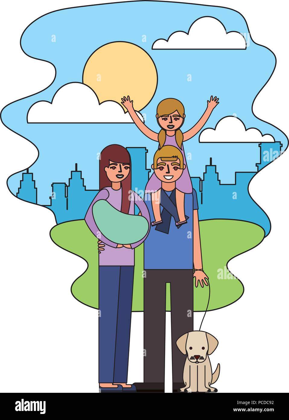 Parent avenue Stock Vector Images - Alamy