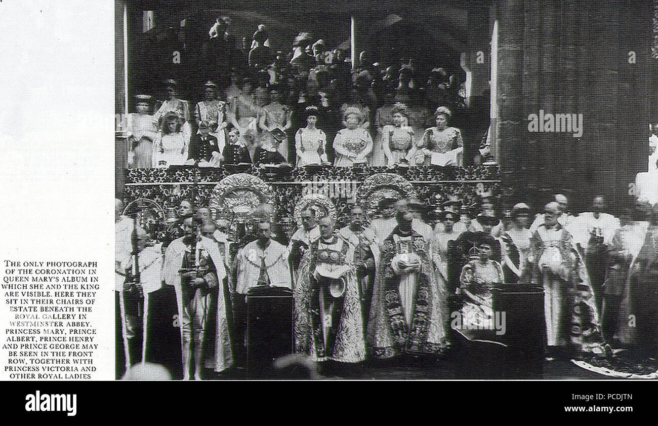 Coronation of george v hi-res stock photography and images - Alamy