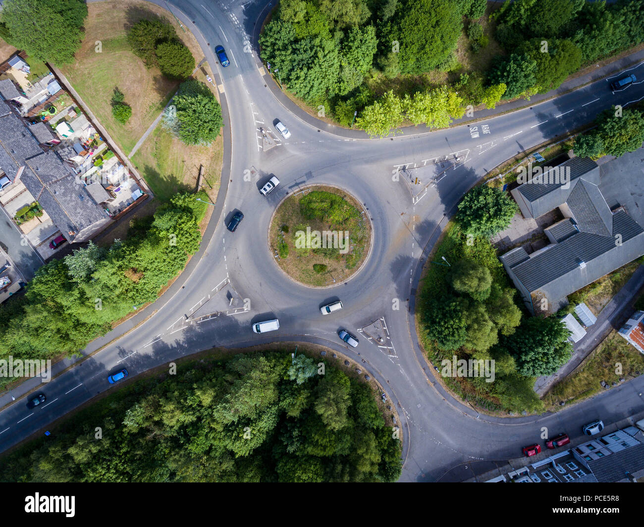 Uk roundabout hi-res stock photography and images - Alamy