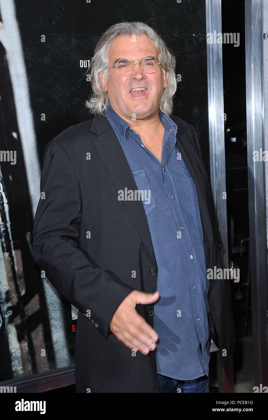 Paul Greengrass Director Arriving At The Captain Phillips Premiere At The Academy Of Motion