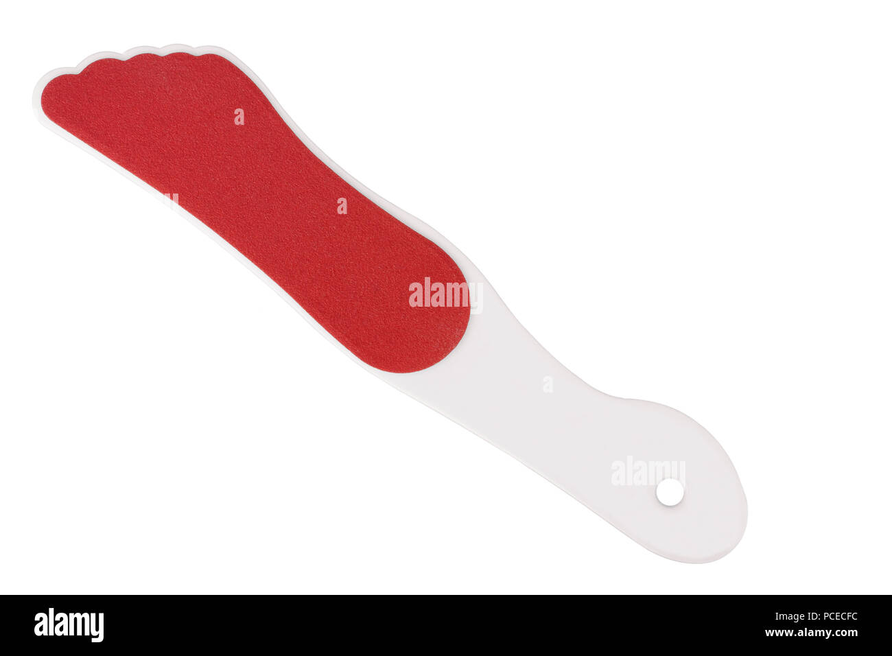 Plastic foot file isolated on white background Stock Photo Alamy