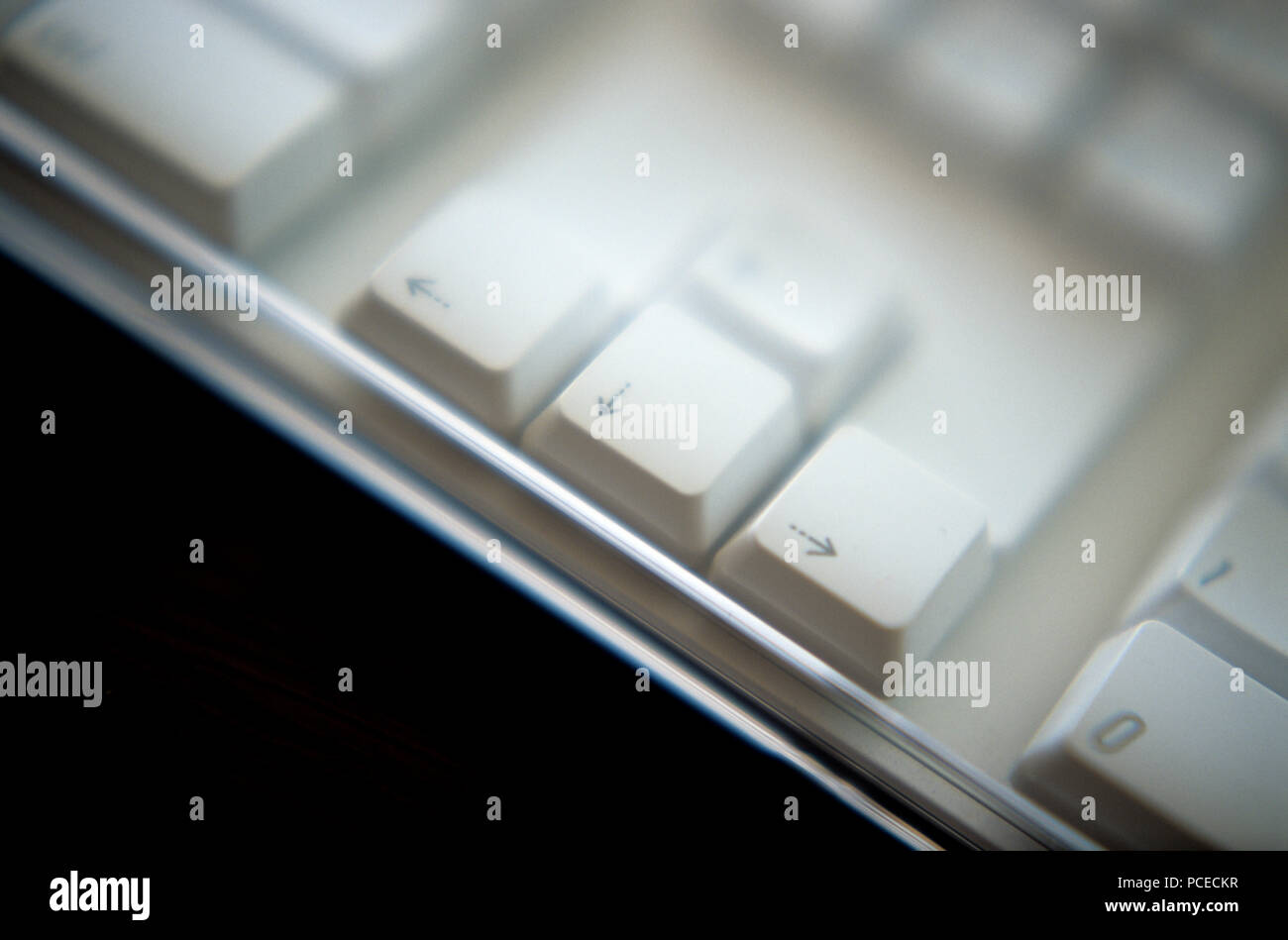 Apple iMac G5 computer keyboard Stock Photo
