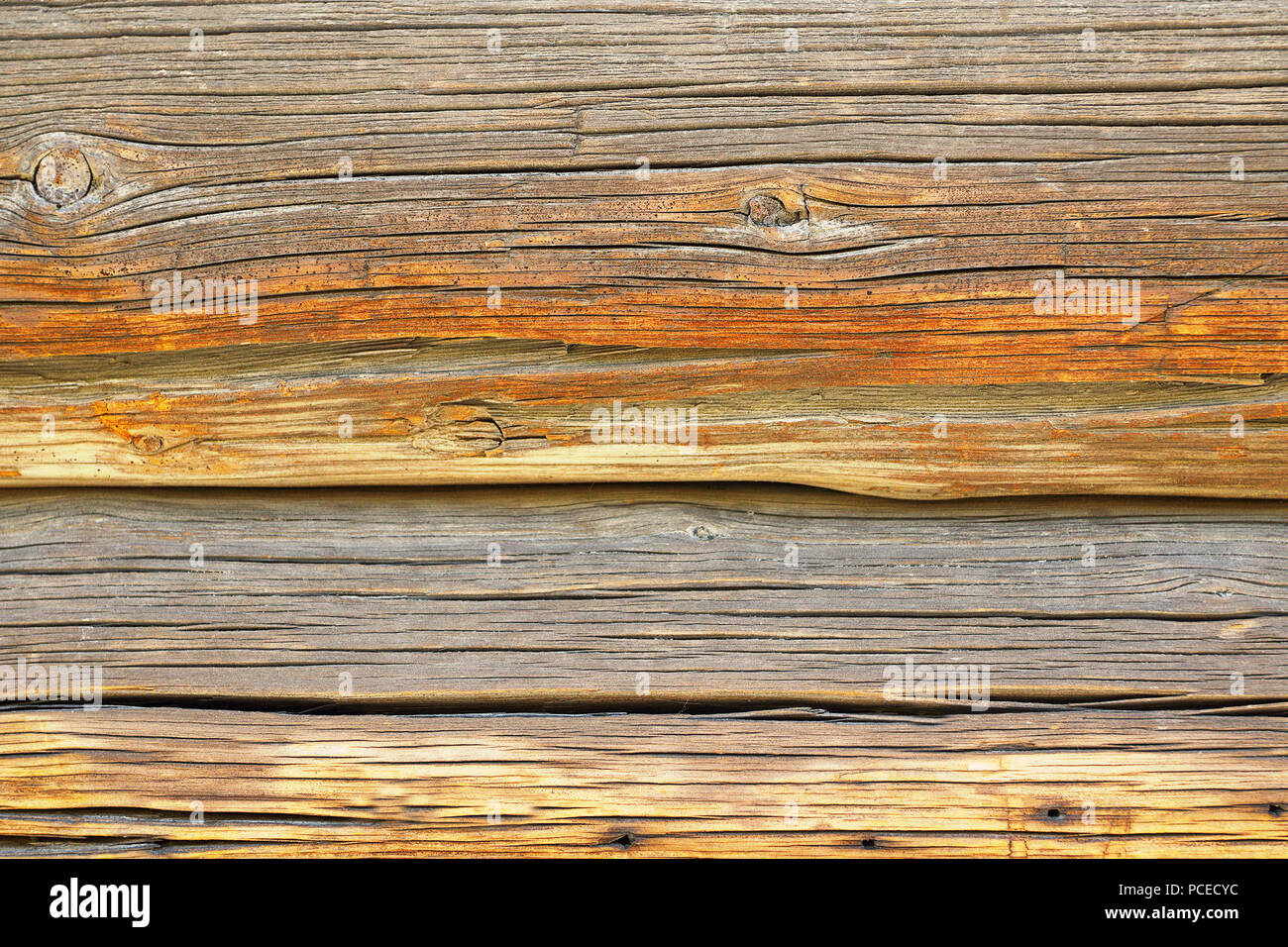 pine planks texture, cladding, old traditional panelling Stock Photo