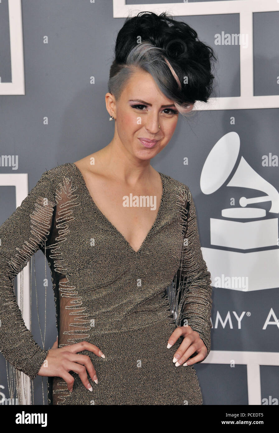 Sirah 666 at the 55th Ann. Grammy Awards 2013 at the Staples Center in ...