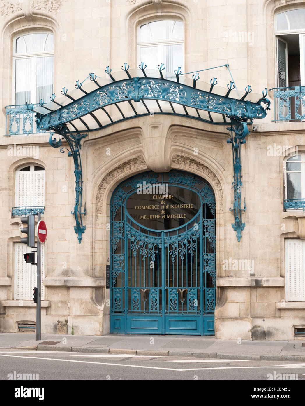 The  chambre de commerce et d'industrie de Meurthe et Moselle building, Nancy, France, Europe Stock Photo