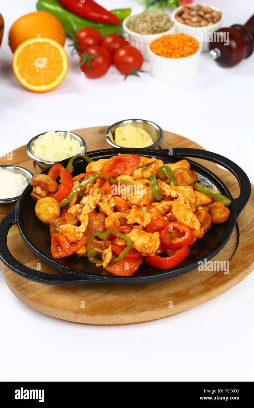 traditional-turkish-chicken-casserole-hi-res-stock-photography-and