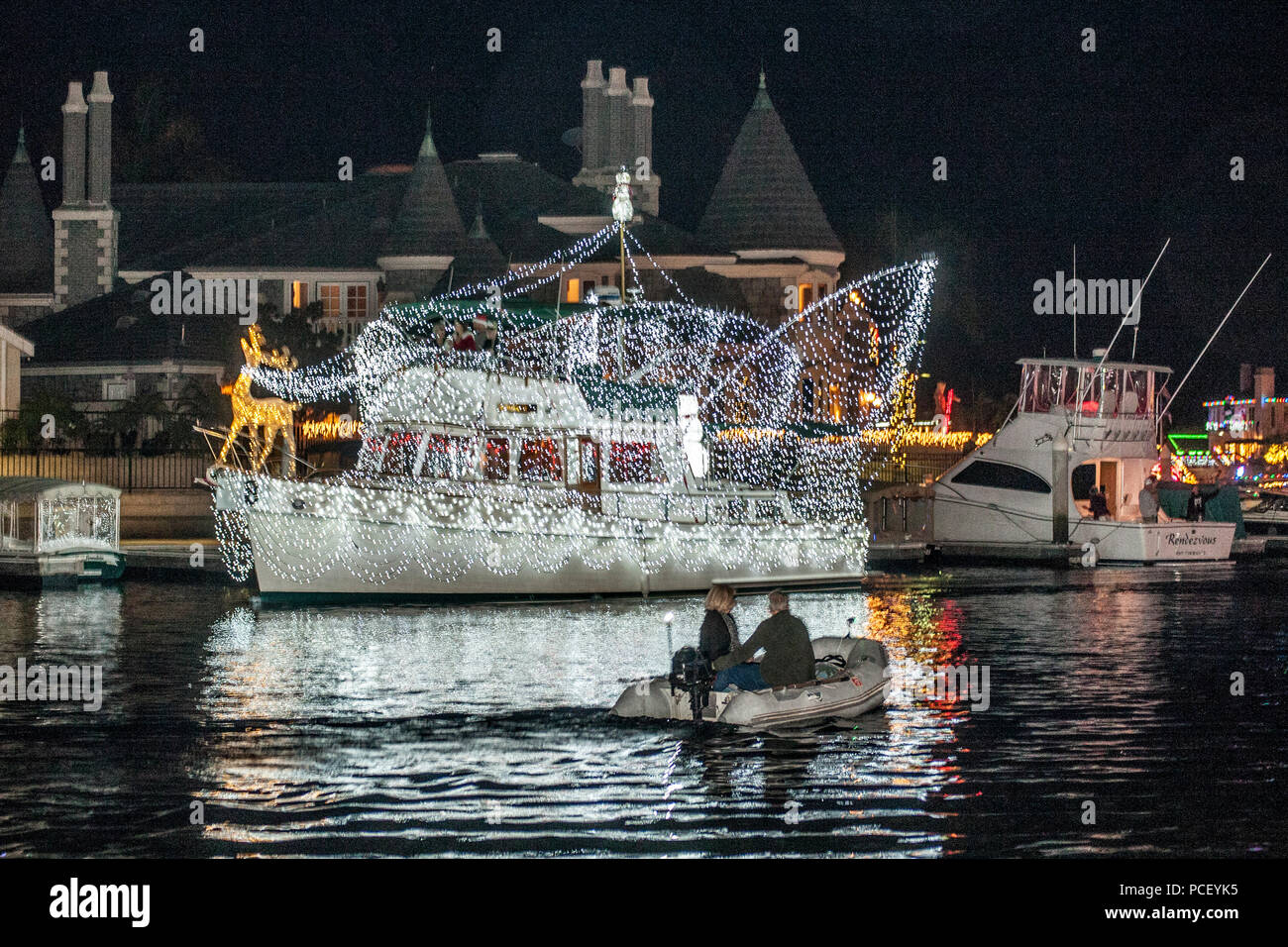 Huntington beach boat parade hires stock photography and images Alamy