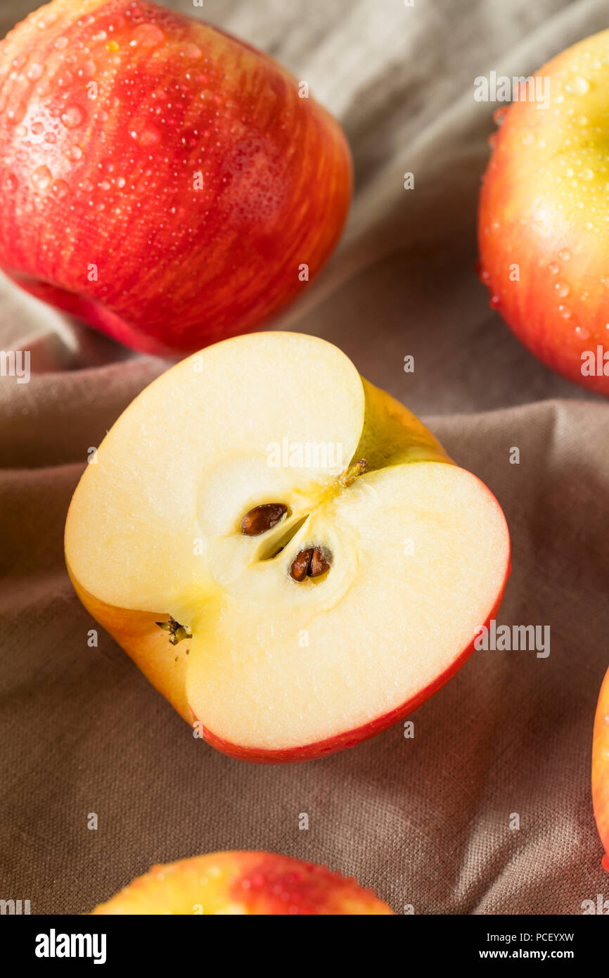 Raw Red Organic Honeycrisp Apples Ready to Eat Stock Photo Alamy