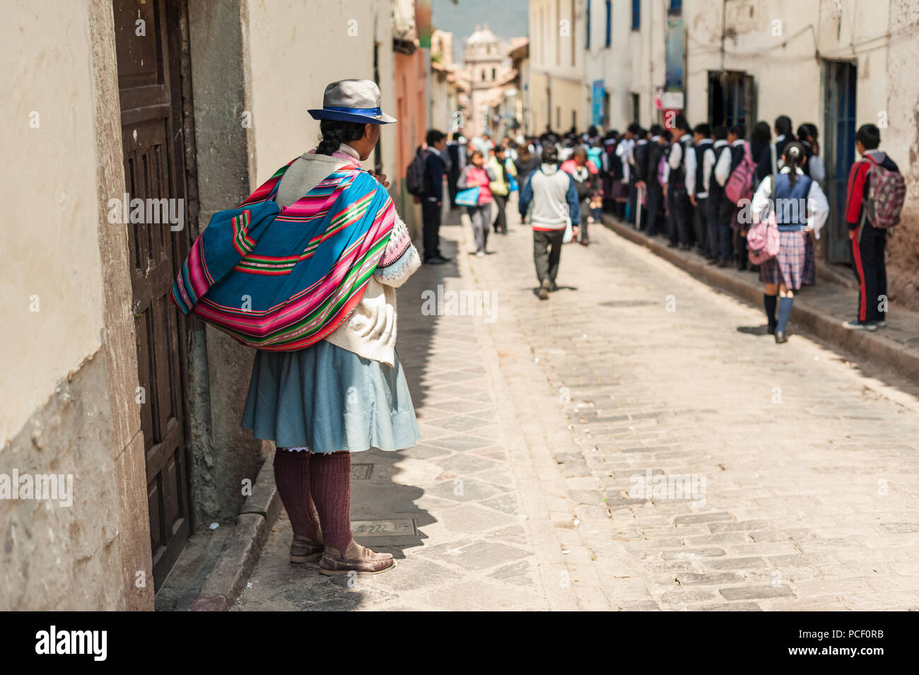 School uniform children peru hires stock photography and images Alamy