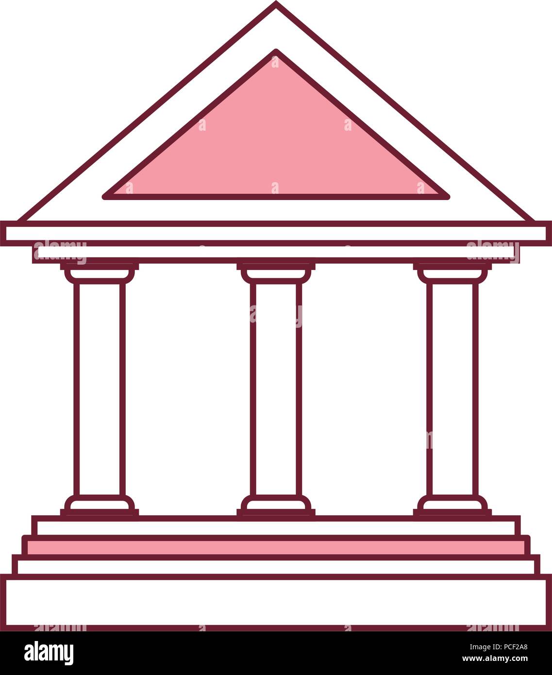 bank building isolated icon Stock Vector Image & Art - Alamy