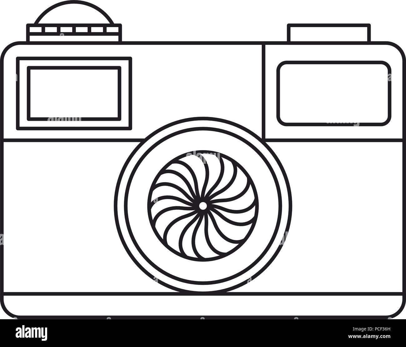 camera photographic isolated icon Stock Vector Image & Art - Alamy