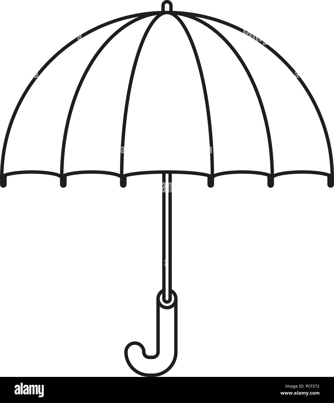 umbrella beach isolated icon Stock Vector Image & Art - Alamy