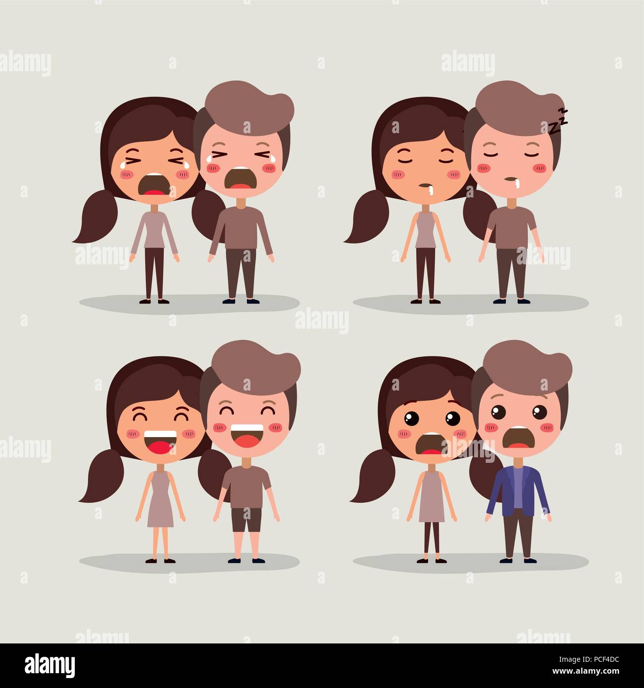 group of lovers couples characters Stock Vector Image & Art - Alamy