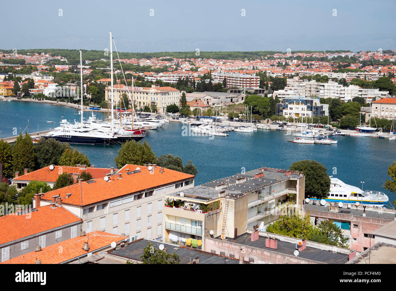 Harbour, Zadar, Croatia, port Stock Photo