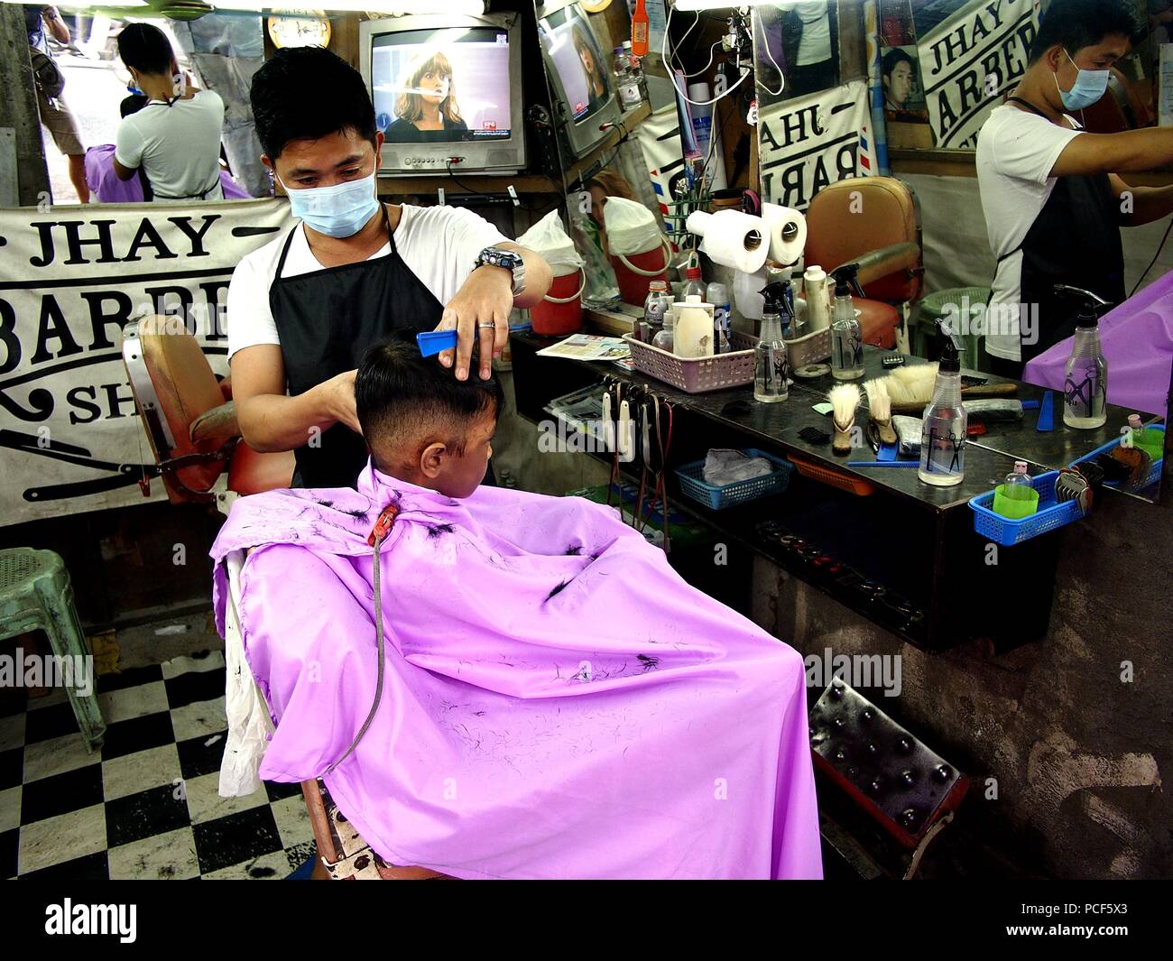 Barbers Shop Hair Cut Stock Photos Barbers Shop Hair Cut 