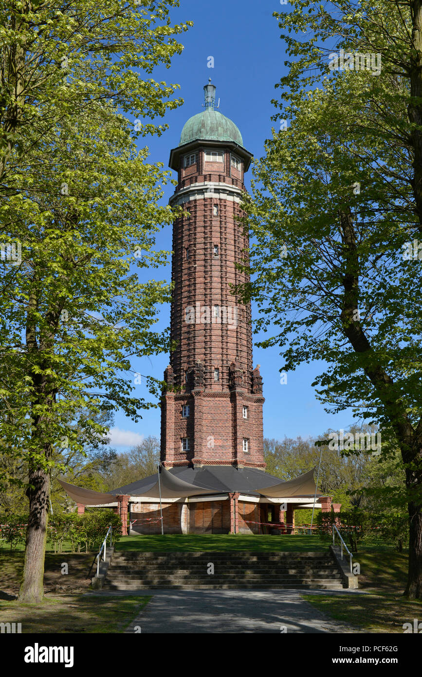 Wasserturm, Jungfernheide, Charlottenburg, Berlin, Deutschland Stock