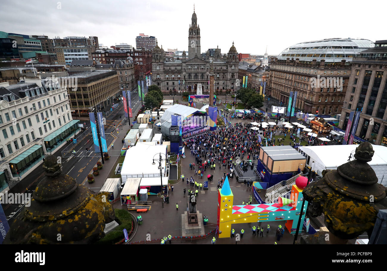 George square glasgow roads hi-res stock photography and images - Alamy