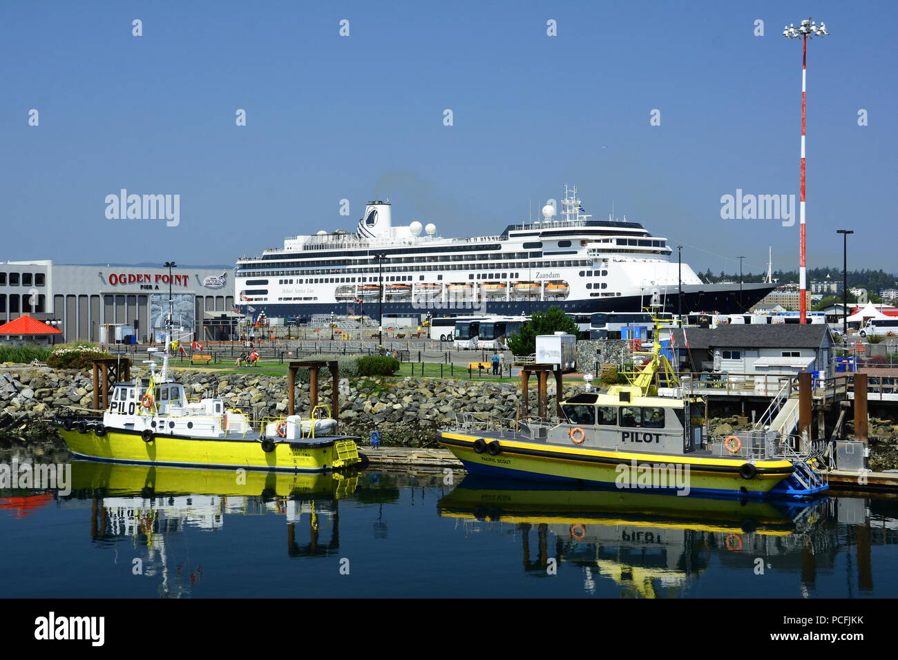 Ogden Point Cruise Ship Terminal Victoria Bc Canada Stock Photo Alamy