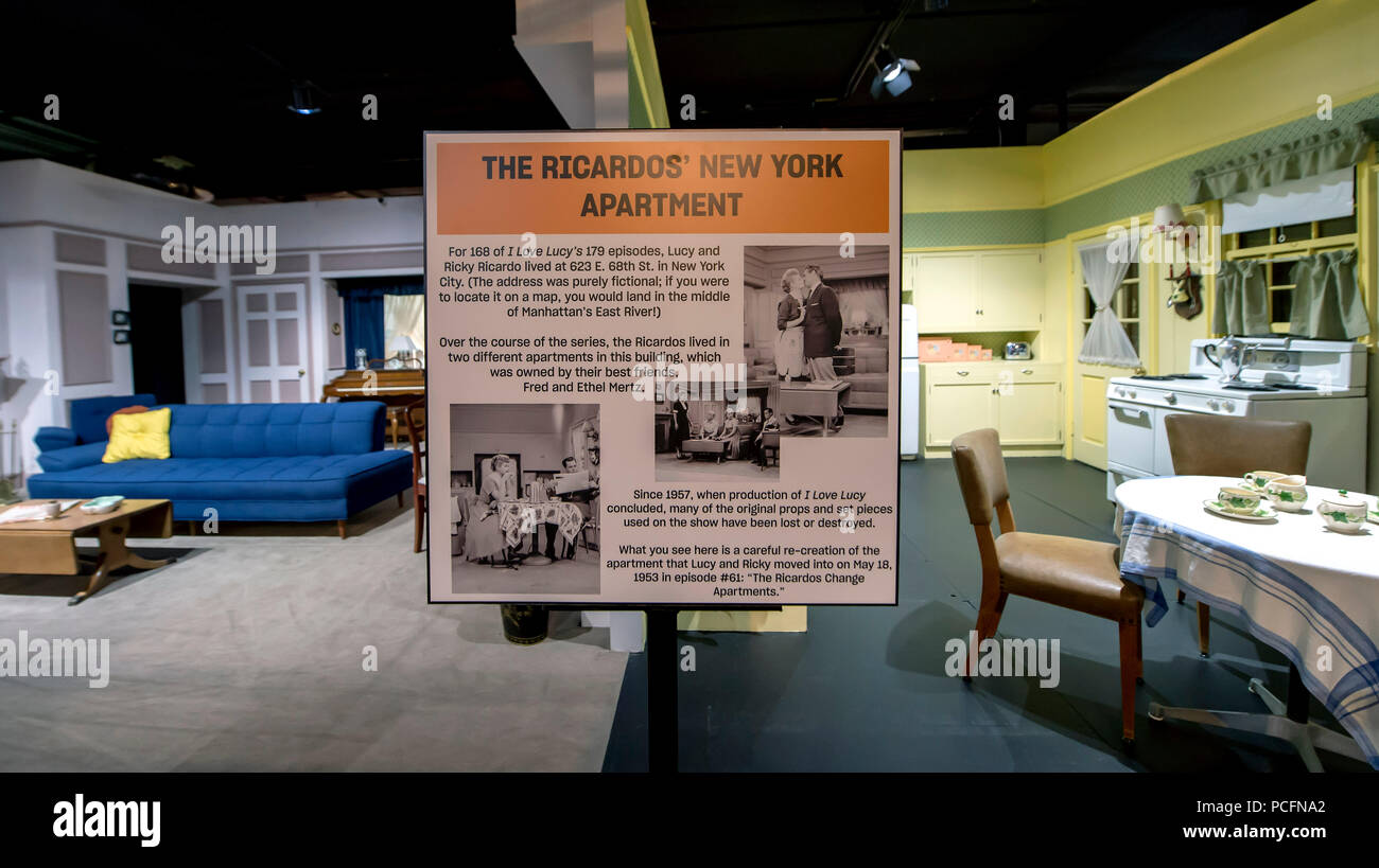 Jamestown, New York, USA. 01st Aug, 2018. Located in Lucille Ball's