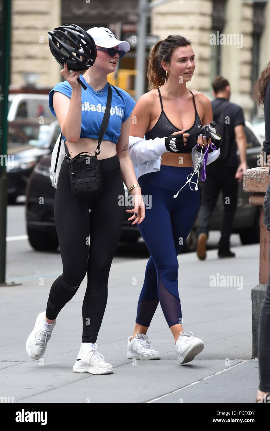 New York, NY, USA. 1st Aug, 2018. Sophie Turner out and about for