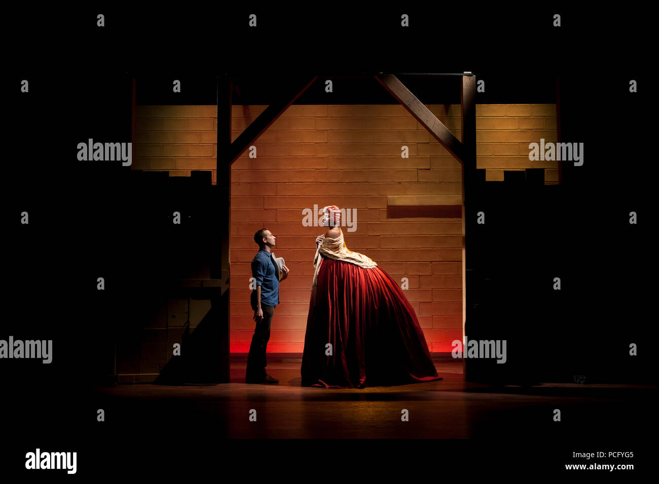 Edinburgh Scotland Uk 2 August 18 Press Call Underground Railroad Game In Traverse Theatre Edinburgh Pictured Jennifer Kidwell Pako Mera Alamy Live News Stock Photo Alamy